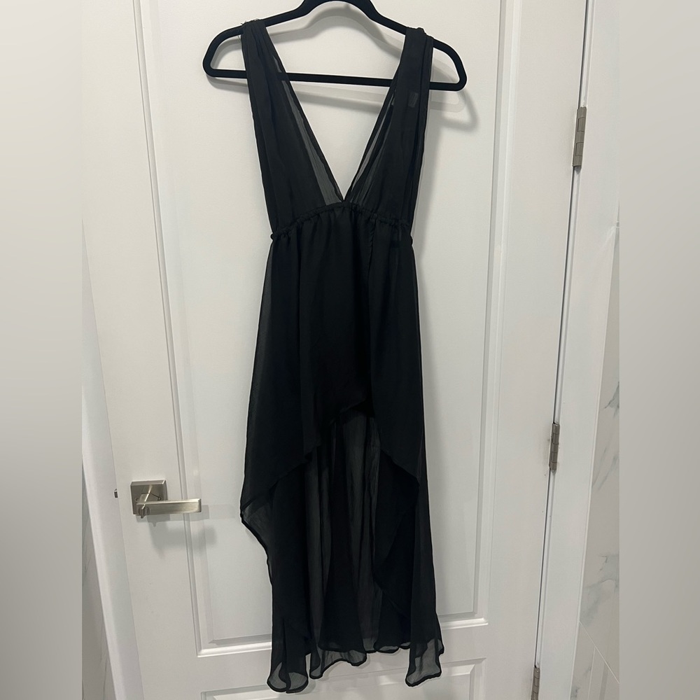Black Chiffon BabyDoll Intimates Dress